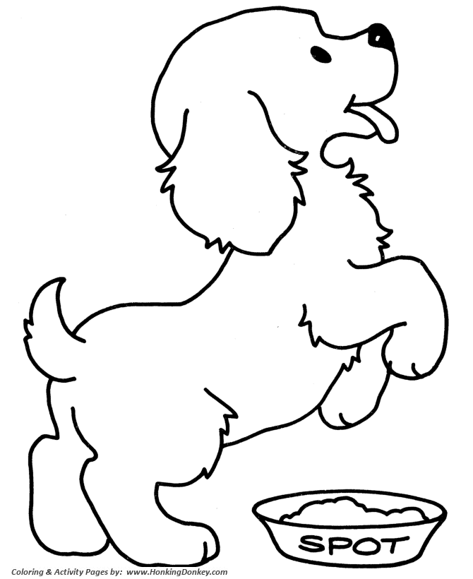 Pet Dog Coloring Pages Free Printable Pet Coloring Pages