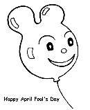 April Fool's Day Coloring page sheet - April Fool Coloring | HonkingDonkey